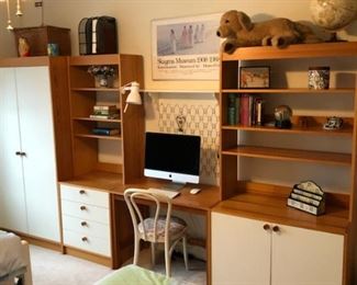 Mid-Century Modern Danish Wall Unit - $375   REDUCED TO $200