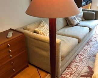 Pair of Mid-Century Modern floor lamps - $95. (Burgundy color) REDUCED TO $50