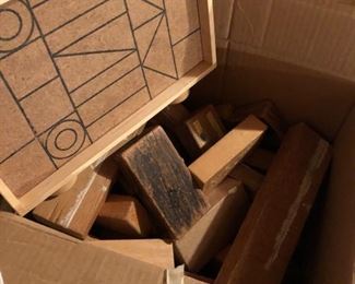 Wood block lot. Toys - $15