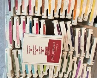 Stamping up!  Stamp pads for Crafters.  Huge lot - $75 REDUCED TO $50