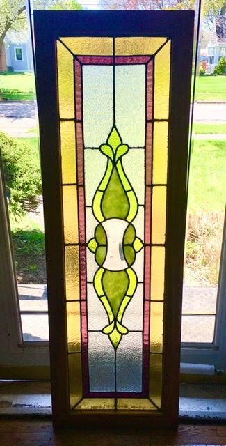 Stain glass window 15 1/2” by 47 3/4”