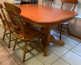 Table and chairs $300