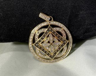 Gold and Diamond Pendant