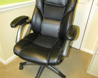 Office chair with adjustable height. 25"w X 22"d PRICE: $65.00