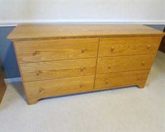 Arhaus Furniture 6-drawer dresser with mirror included (see next picture for details). This item comes with mirror).