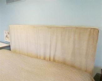 "Pottery Barn" king upholstered headboard. (Headboard ONLY). 78"w X 54.5"h X 5"d PRICE: $150.00