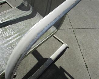 wear to paint on 6 patio chairs