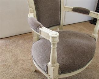 French-style fauteuil chair detail