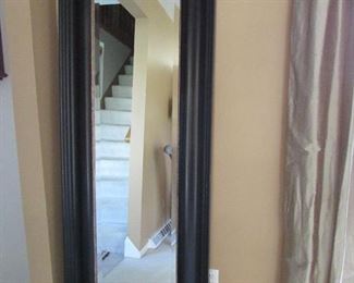Large floor mirror (purchased at Bombay). TWO are available but they are PRICED SEPARATELY. 27.5"w X 75.5"h X 2"d PRICE: $150.00
