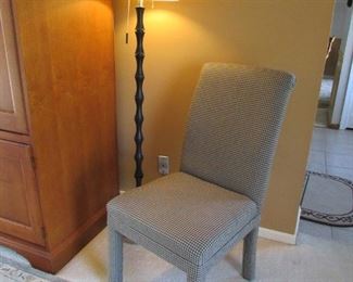 chair and lamp priced separately