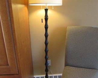 Floor lamp. 15"w X 61"h PRICE: $65.00
