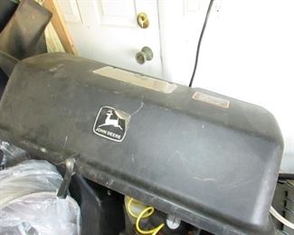 mower bagger detail