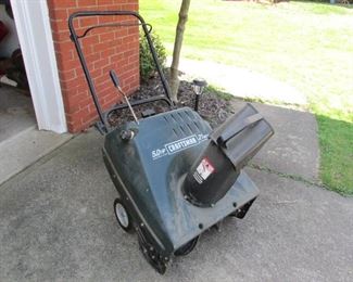 Craftsman 21" snow blower. $125.00