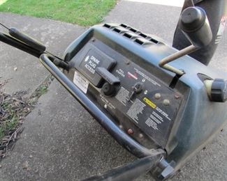 snow blower detail