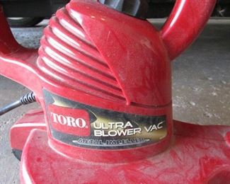 Toro electric blower detail