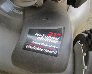Push mower detail