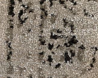 Steel Grey Contemporary Area Rug 79in W x 118in Long