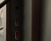 55in Hisense 4k UHD Smart TV LED 55RGE 31x49x9.5in (at feet) HxWxD