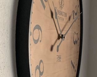 26in Kensington Station Wall Clock 26in Diameter x 2in D