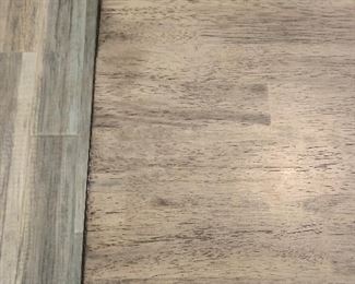 Rustic Farmhouse Trestle Table w/ Chairs & Benches Table: 30.5x40x78in HxWxD