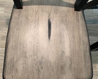 Rustic Farmhouse Trestle Table w/ Chairs & Benches Table: 30.5x40x78in HxWxD