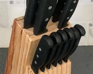 Stainless Steel Flatware & Farberware Knives Lot