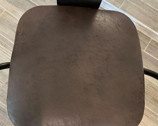 3pc Tony Dark Champagne Barstools/Counter Height Chairs 37x21x20in Seatheight: 26in HxWxD