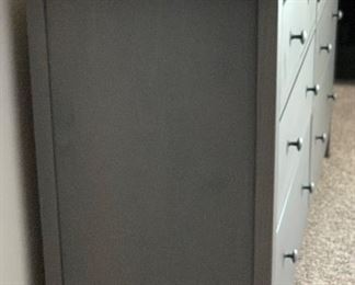 Hemnes Charcoal Grey Wash 8-Drawer Dresser 37x63x19.gin HxWxD