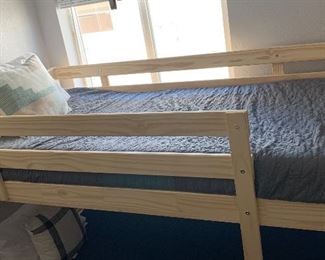 #1 Mydal Natural Pine Bunkbeds 61x72x77in HxWxD