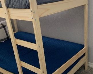 #1 Mydal Natural Pine Bunkbeds 61x72x77in HxWxD