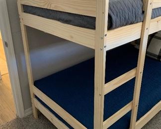#2 Mydal Natural Pine Bunkbeds 61x72x77in HxWxD