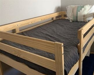 #2 Mydal Natural Pine Bunkbeds 61x72x77in HxWxD