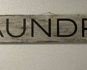 Rustic Farmhouse Laundry Sign