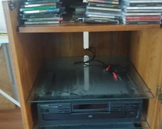 Stereo equipment
Collection of compact discs
2 for $5