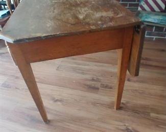 Side of country drop leaf table