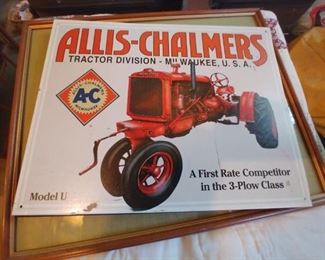 Allis Chambers tractor sign $10