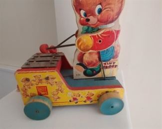 Fisher-Price bear pull toy $20