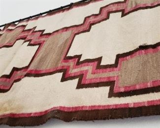 7080 year old Antique Navajo Rug the Original Storm Pattern