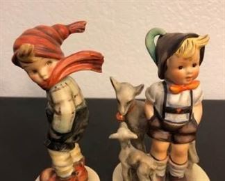 HummelsStylized Bee and Little Goat Herde, March Winds Boy with Scarf