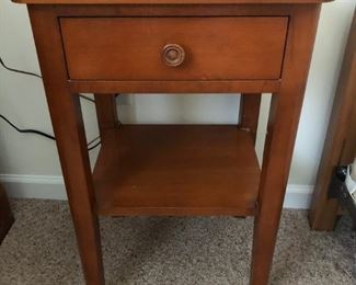 Side table $20 there is a set of 2. Country Side  mfg
