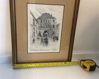 Portail Saint Denis Framed   $ 25.00 by Ducourtioux                   REDUCED TO $ 15.00