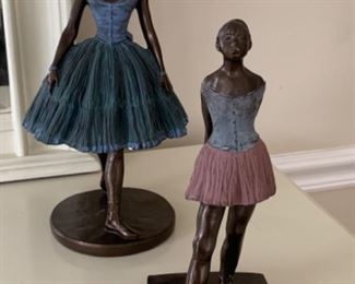 Degas dancer statues $70 each