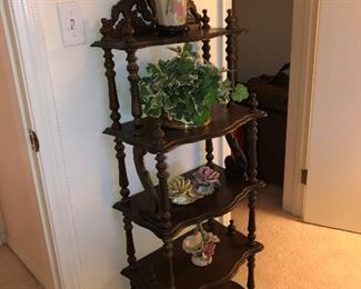 Shelf $70, 19x12x56, Asian vase $10