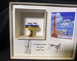 141m Limoge Hand Painted Lidded Box