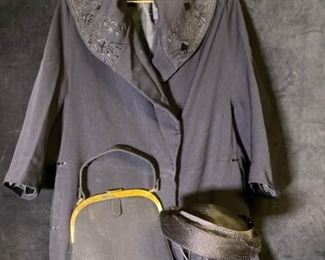138m Ingber Purse, Starfire Hat  Vintage Coat