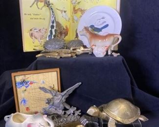 162m Animal Theme Collectibles Brass  Ceramic