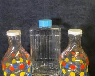 213m Anchor Hocking Lidded Carafes