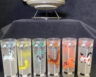 232m Libbey Carousel Glasses