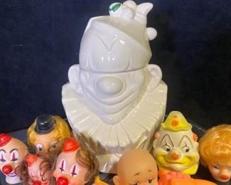 233m McCoy Clown Cookie Jar