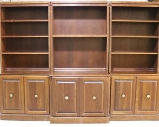 Three section wall unit